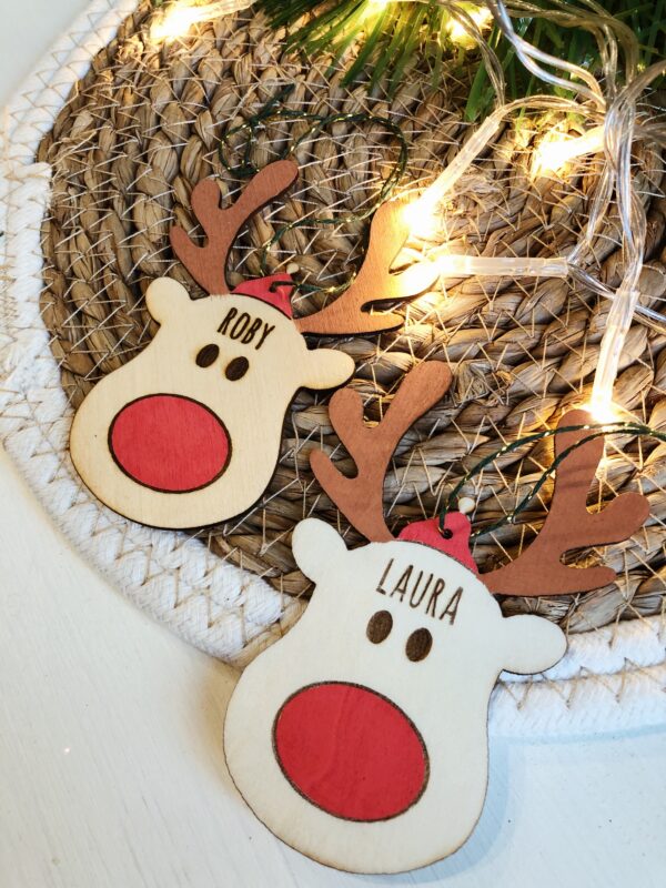Renne in legno decorative personalizzabili - immagine 2