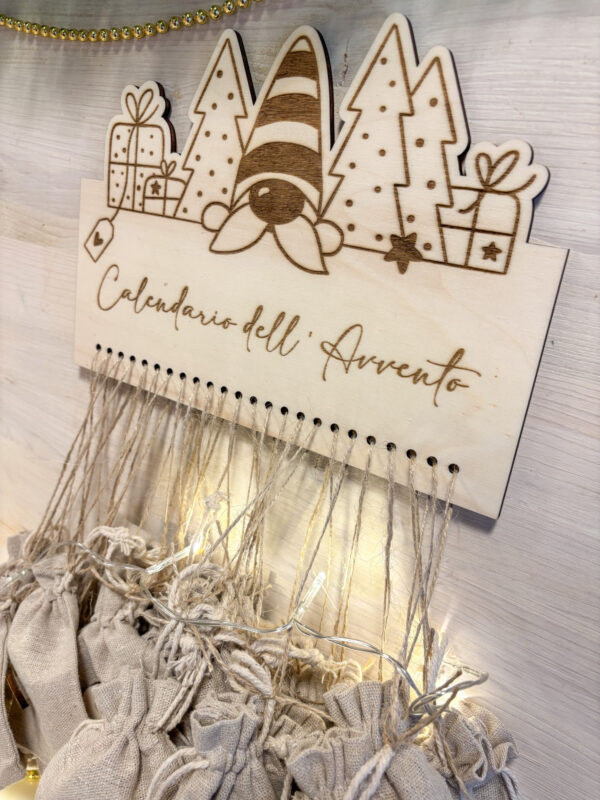 Calendario dell'avvento con sacchettini - immagine 2