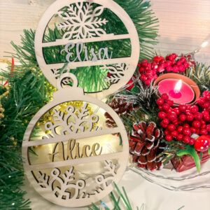 Pallina di Natale con nome