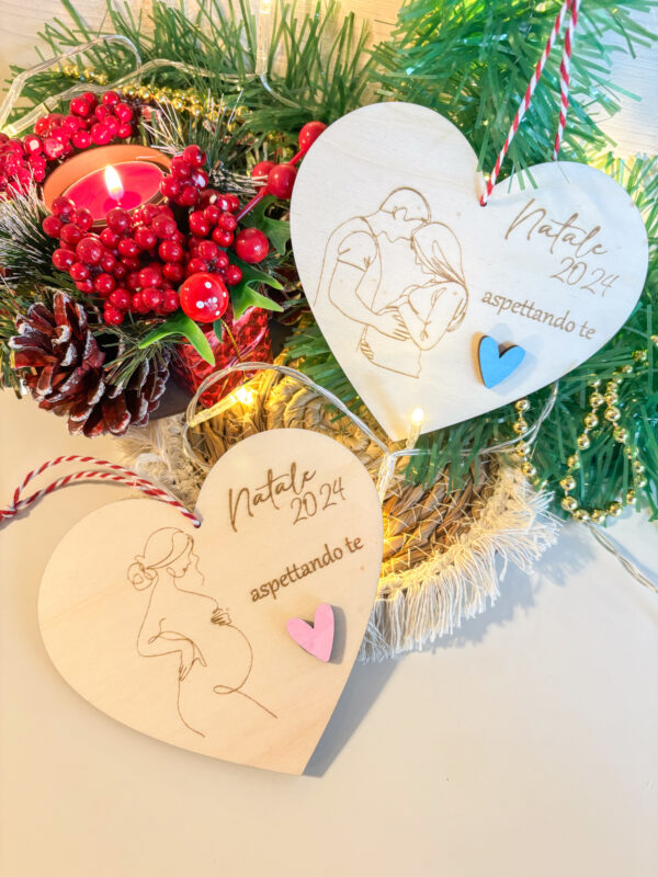 Pallina di Natale 'in dolce attesa'