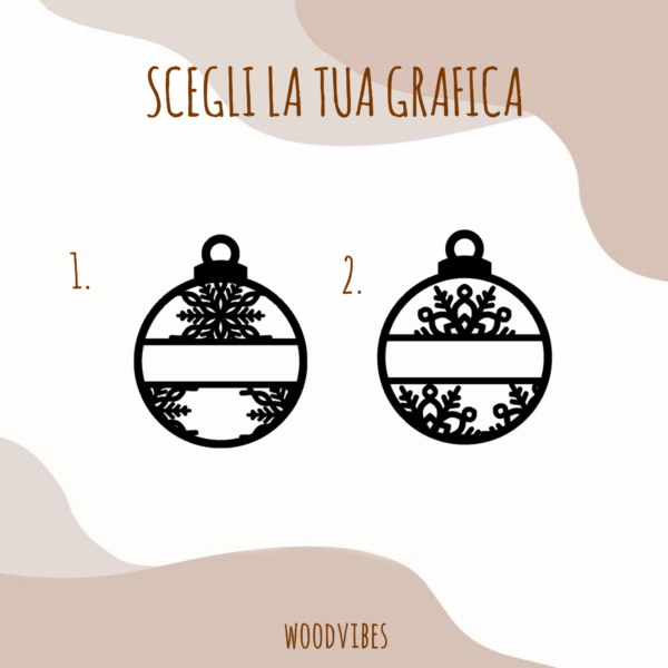 Pallina di Natale con nome - immagine 3